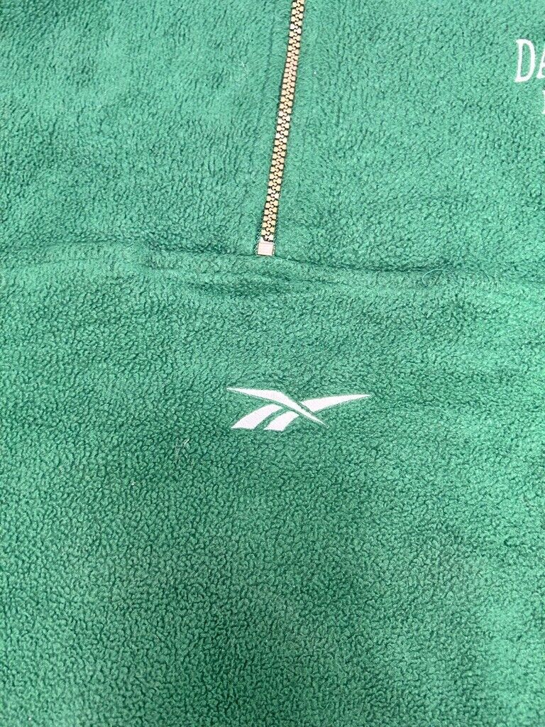 Vintage 90s Dartmouth Hockey Embroidered Fleece 1/4 Zip Reebok Sweatshirt Sz XL