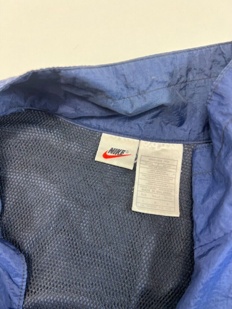 Vintage 90s Nike Toronto Argos CFL Mini Swoosh Windbreaker Jacket Size Large
