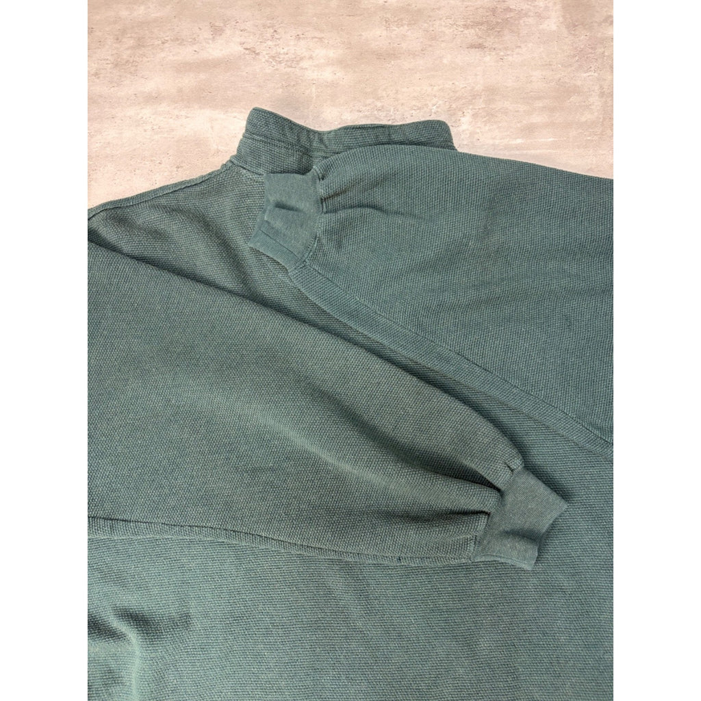 Vintage Green Bay Packers NFL Embroidered Logo 1/4 Zip Sweatshirt Size 2XL