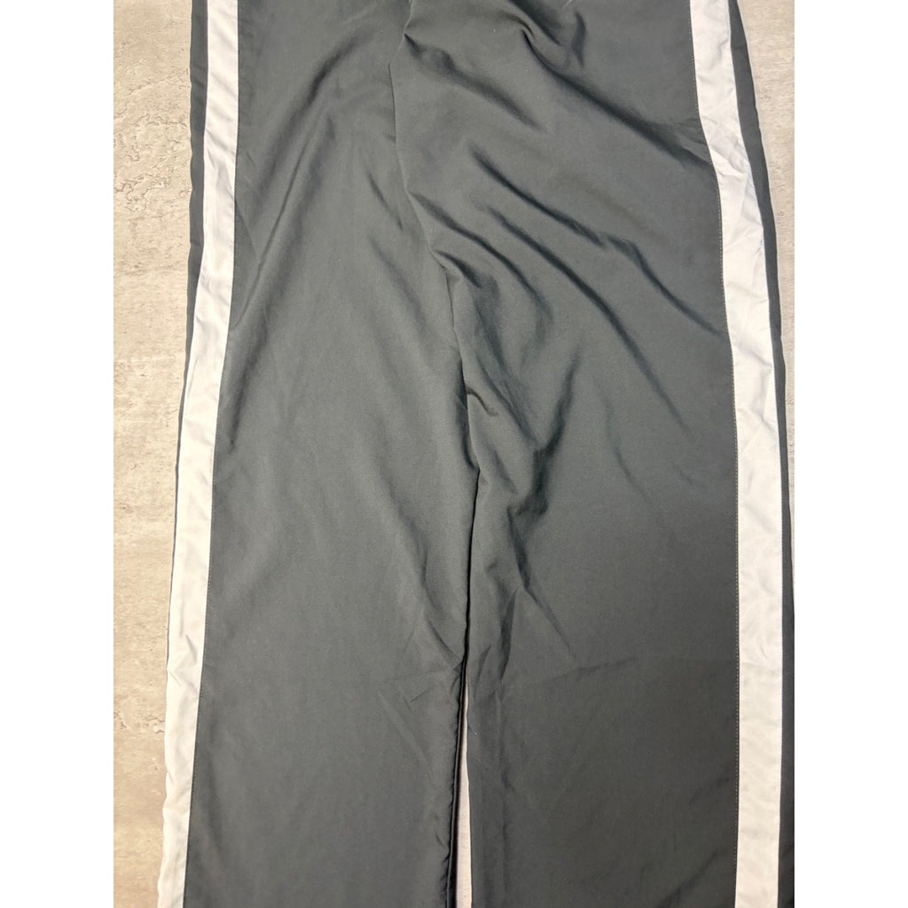 Nike Fit Embroidered Swoosh Spellout Logo Nylon Track Pants Size Medium YOUTH