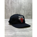 Vintage 90s Chicago Bulls NBA Embroidered Logo Basketball Strapback Hat OSFA