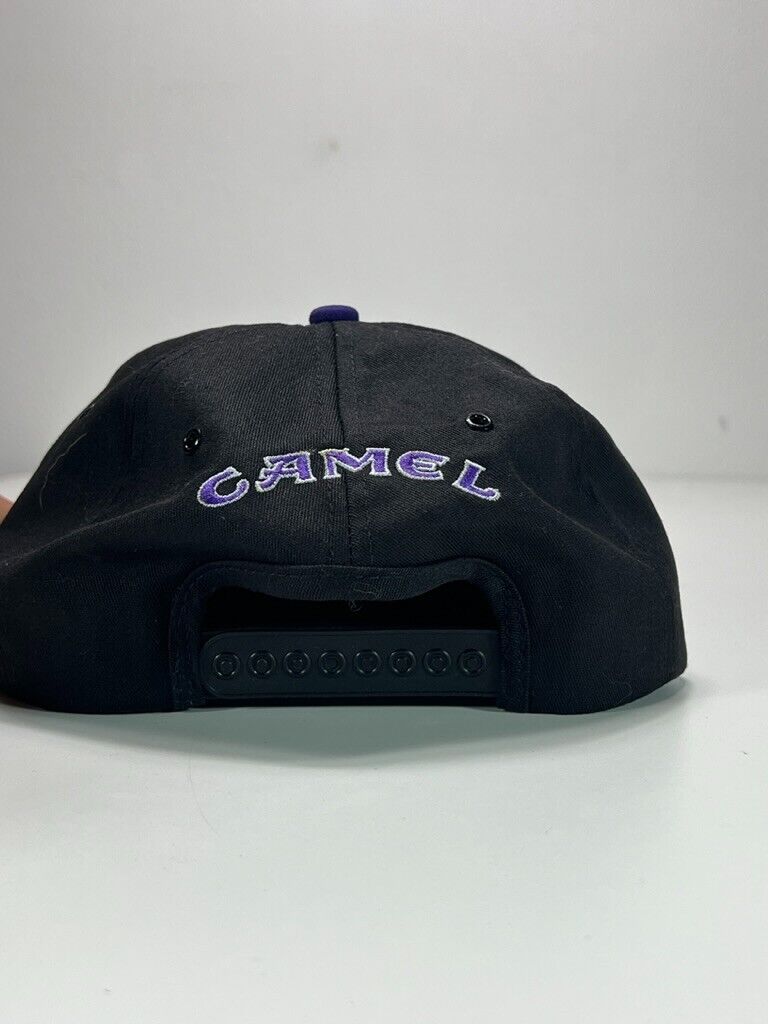 Vintage 90s Camel Cigarettes Embroidered C Logo Snapback Hat OSFA