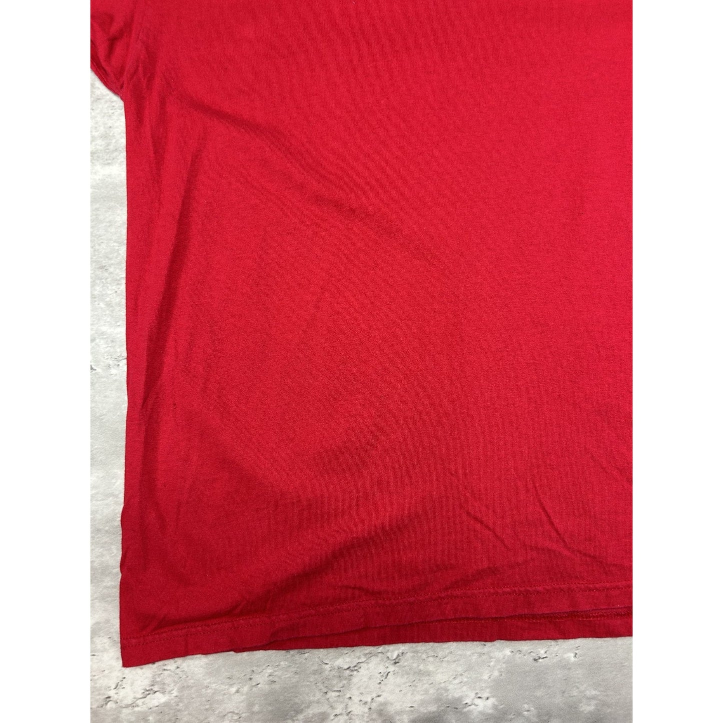 Vintage 90s Nike Classic Embroidered Swoosh T-Shirt Size XL Red