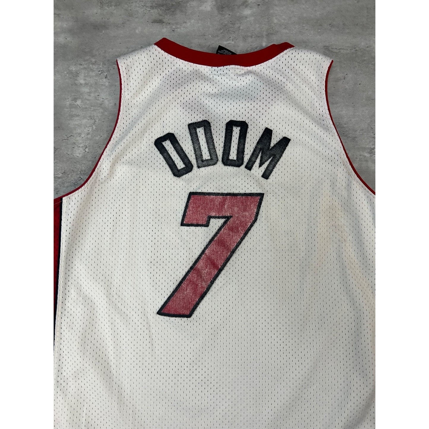 Vintage Lamar Odom #7 Miami Heat NBA Nike Basketball Jersey Size XL