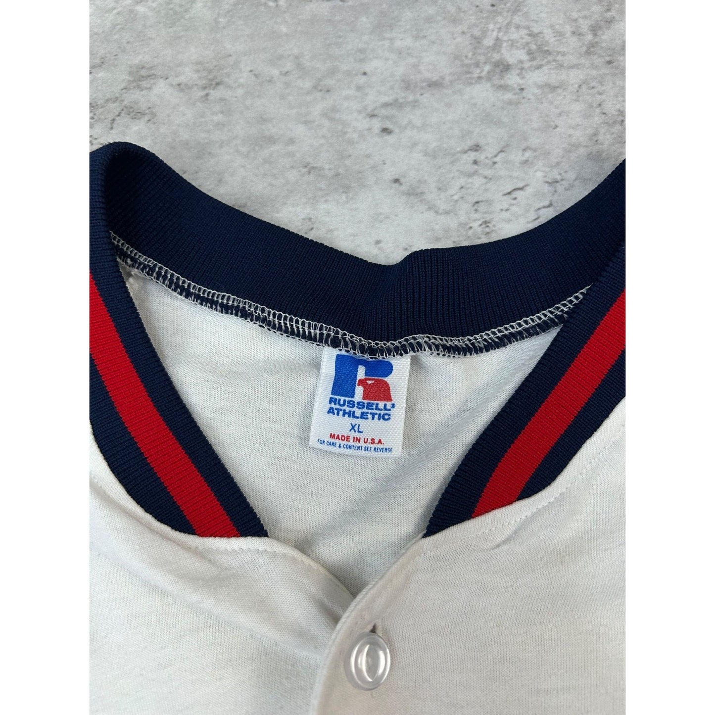 Vintage 90s Atlanta Braves MLB Russell Athletic Baseball Jersey Size XL