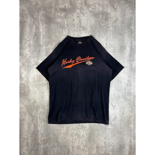 Vintage 1997 Harley Davidson Motorcycles Tailsweep Spellout T-Shirt Size Large