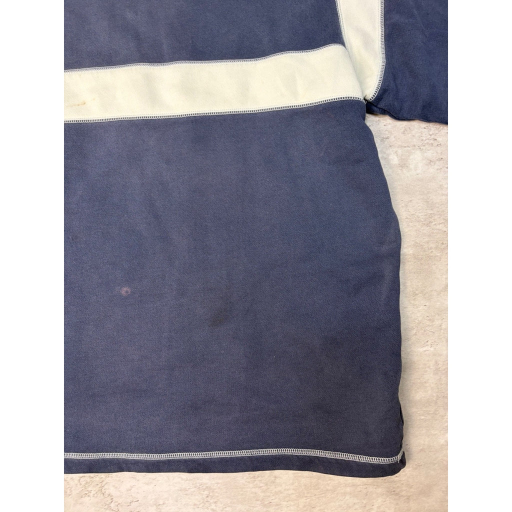 Vintage Nike Embroidered Tech Spellout Striped Crewneck Sweatshirt Size Large