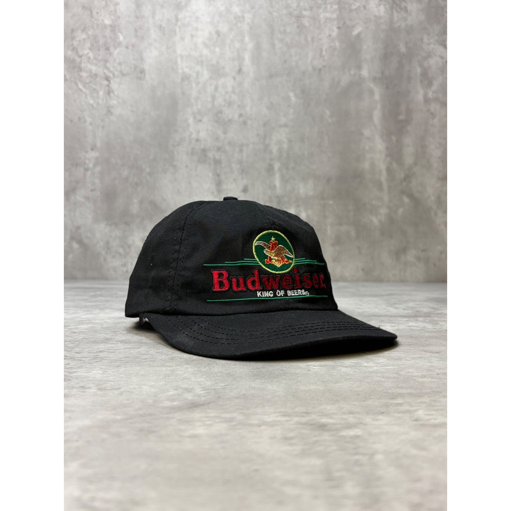 Vintage 90s Budweiser King Of Beers Promo Snapback Hat OSFA