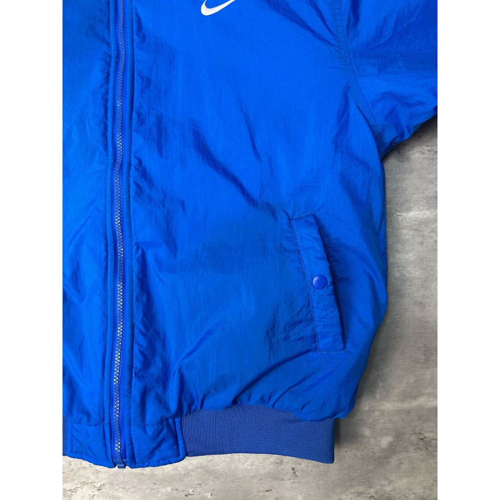 Vintage Nike Embroidered Swoosh Reversible Insulated Bomber Jacket Large YOUTH