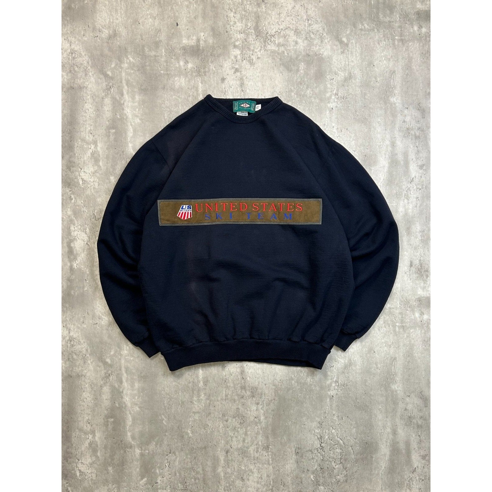 Vintage 90s United States Ski Team Olympic Embroidered Sweatshirt Size 2XL