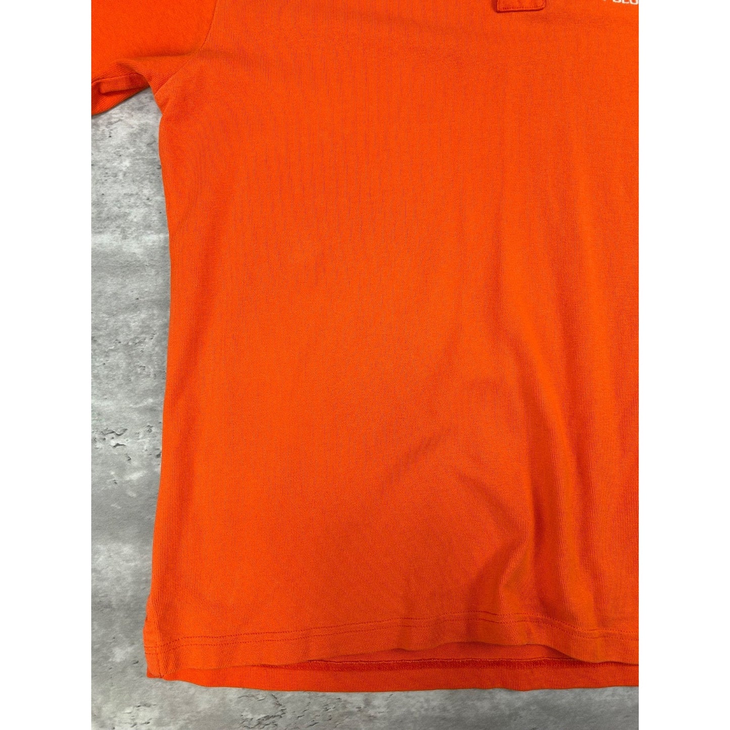 Vintage Polo Sport Spellout Graphic Long Sleeve Rugby Button Up Shirt Sz Medium