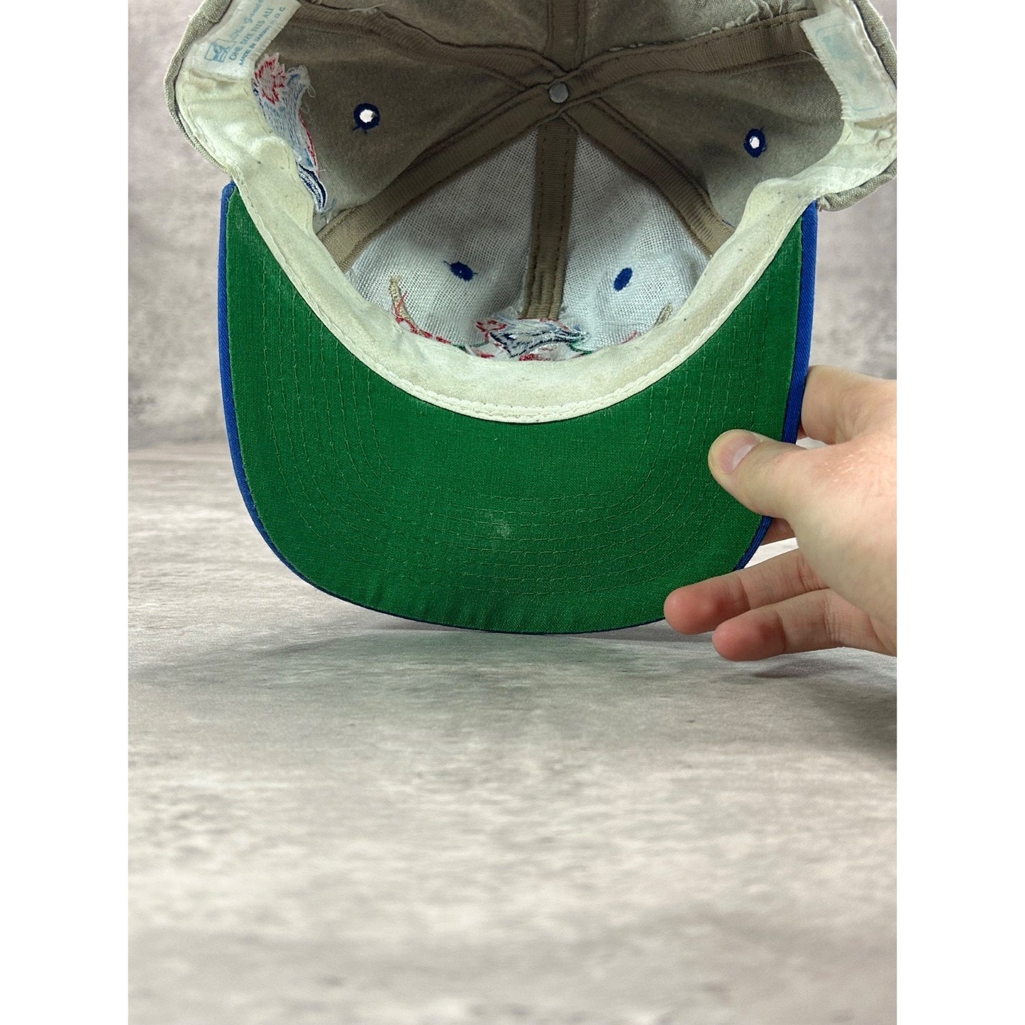 Vintage 90s Toronto Blue Jays MLB Embroidered Logo Baseball Snapback Hat OSFA