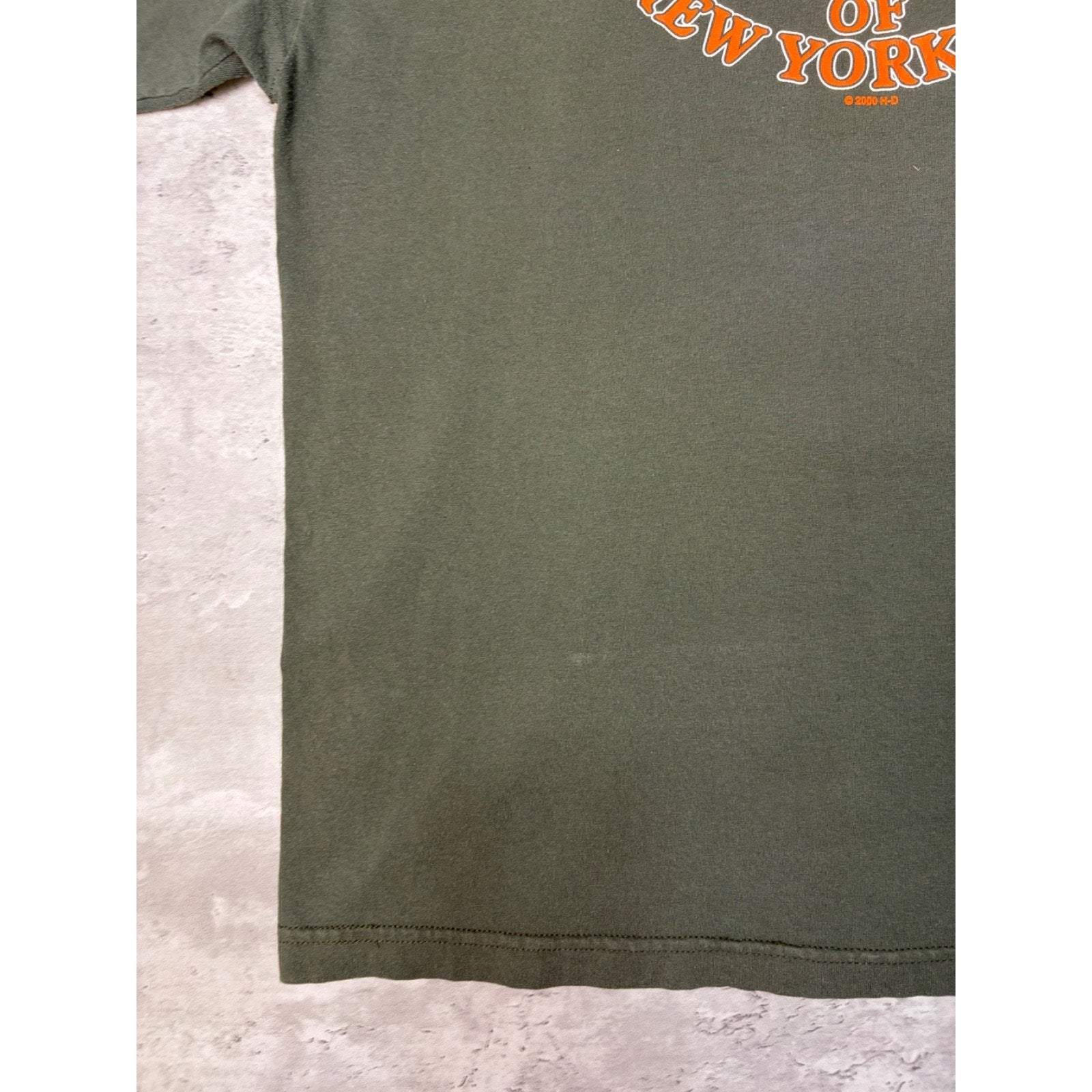 Vintage 2000 Harley Davidson Eagle Graphic Bikers Rule T-Shirt Size 2XL
