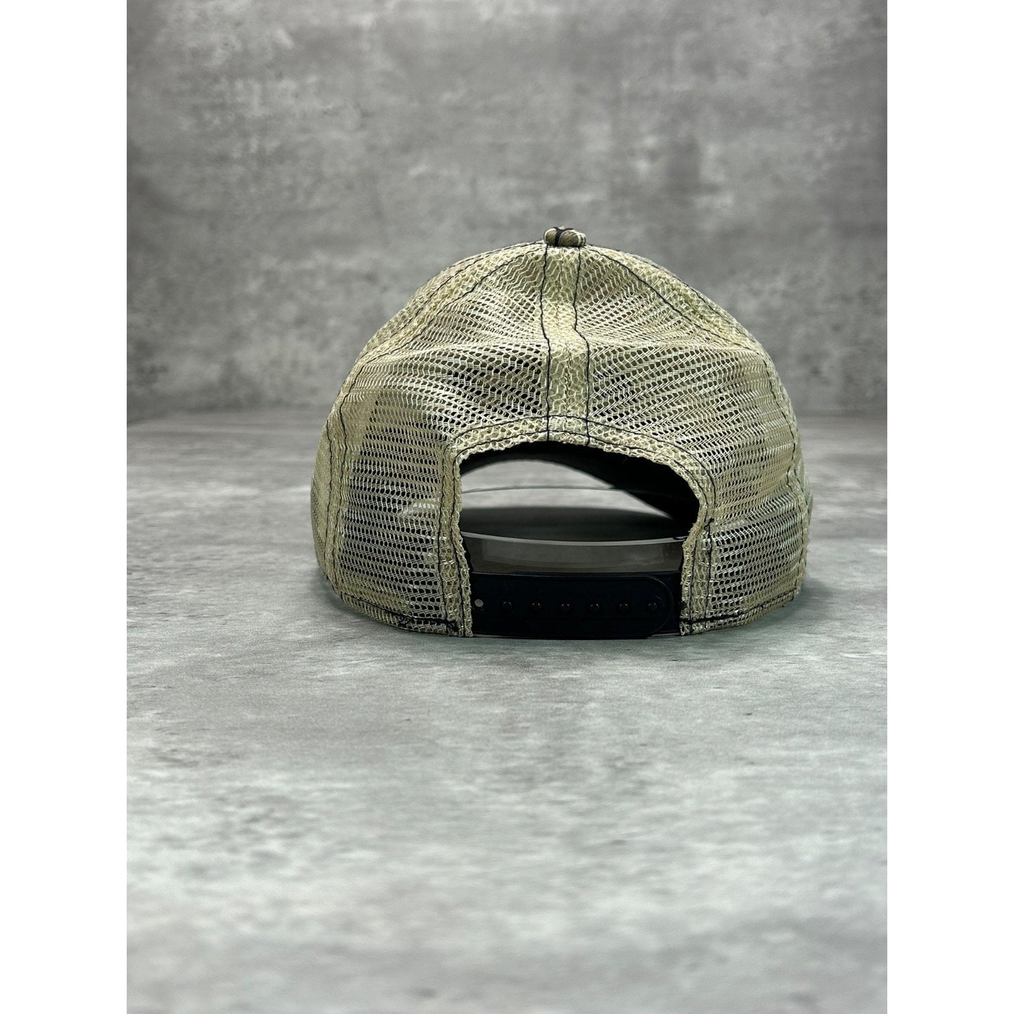 Vintage Chevrolet Embroidered Logo Tree Camo Trucker Snapback Hat OSFA