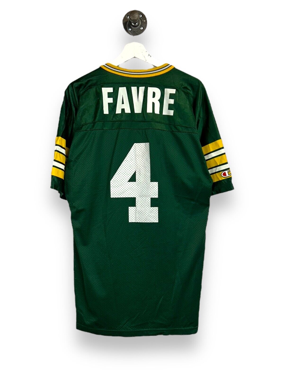 Vintage 90s Brett Favre #4 Green Bay Packers NFL Football Jersey Size Large