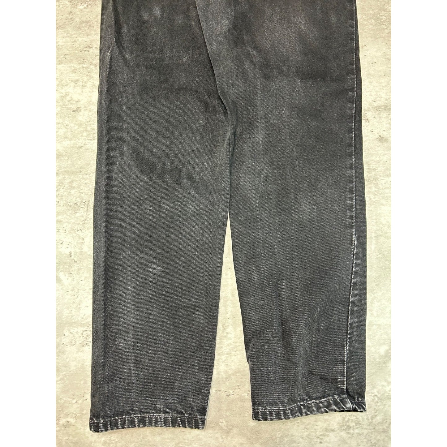 Vintage 90s Women's Levis 550 Red Tab Black Denim Pants Size 29