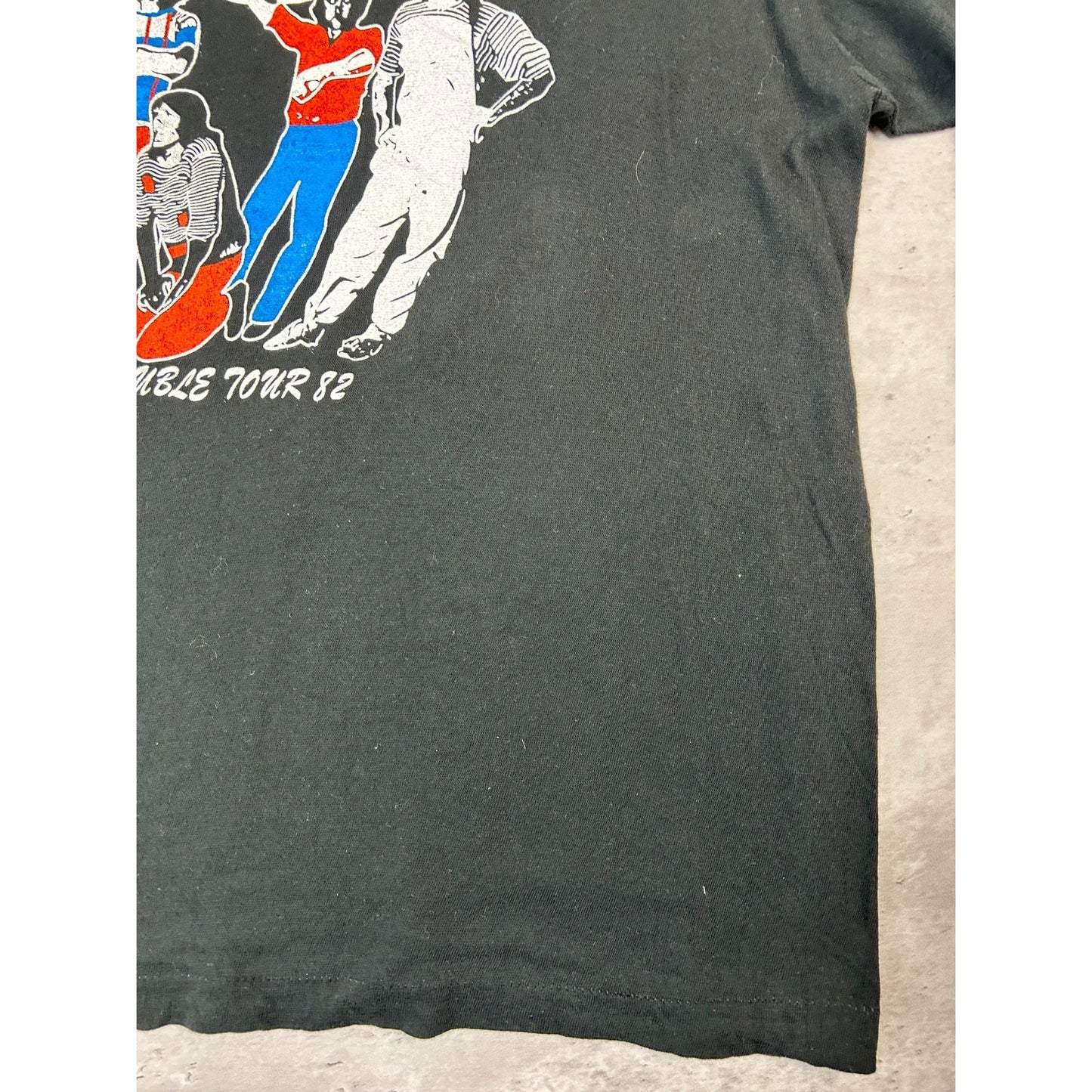 Vintage 1982 REO Speed Wagon Good Trouble Rock Music Tour T-Shirt Size Large