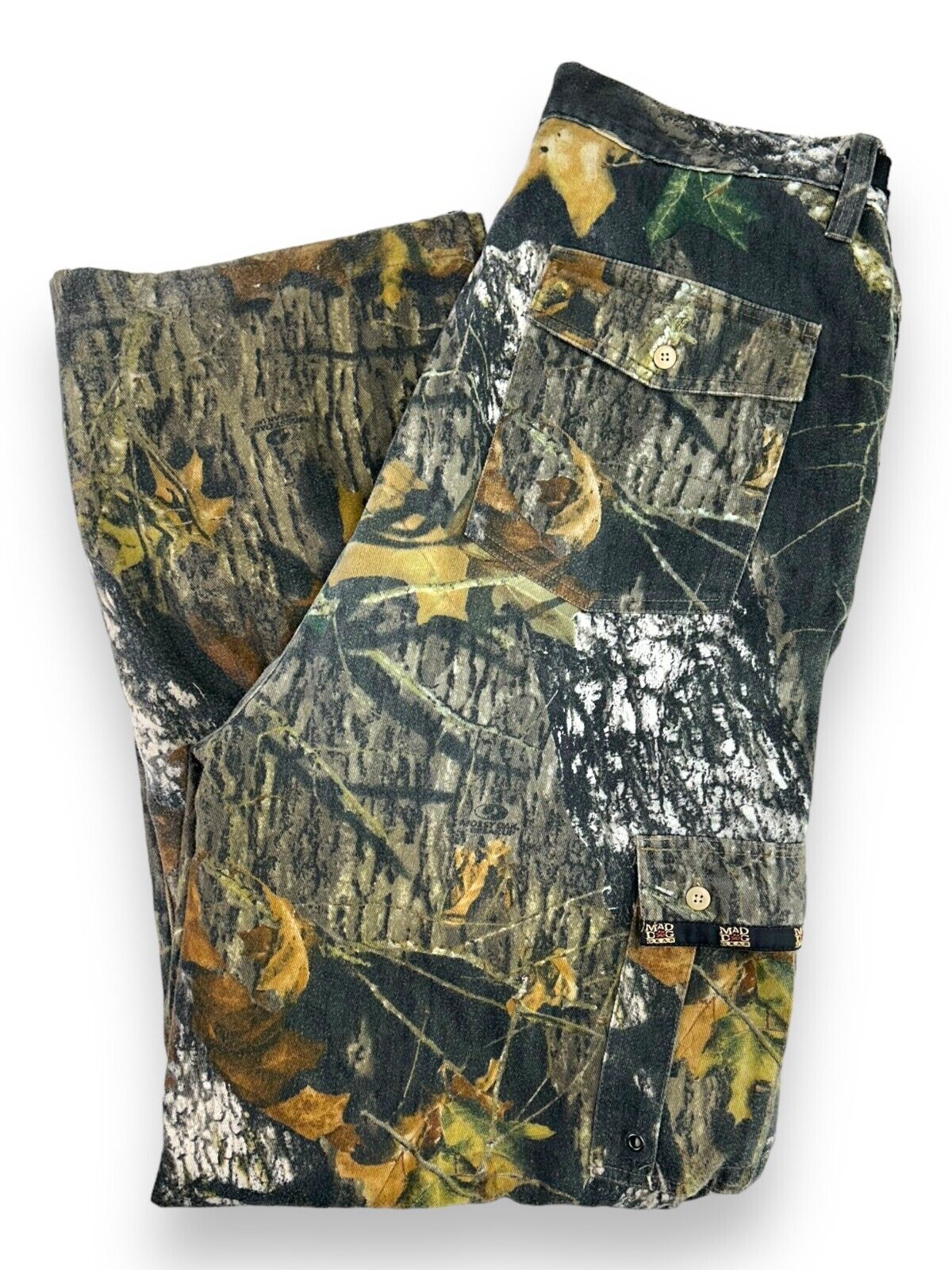 Vintage Mad Dog Gear Scentlok Mossy Oak Breakup Camo Hunting Pants Size 39