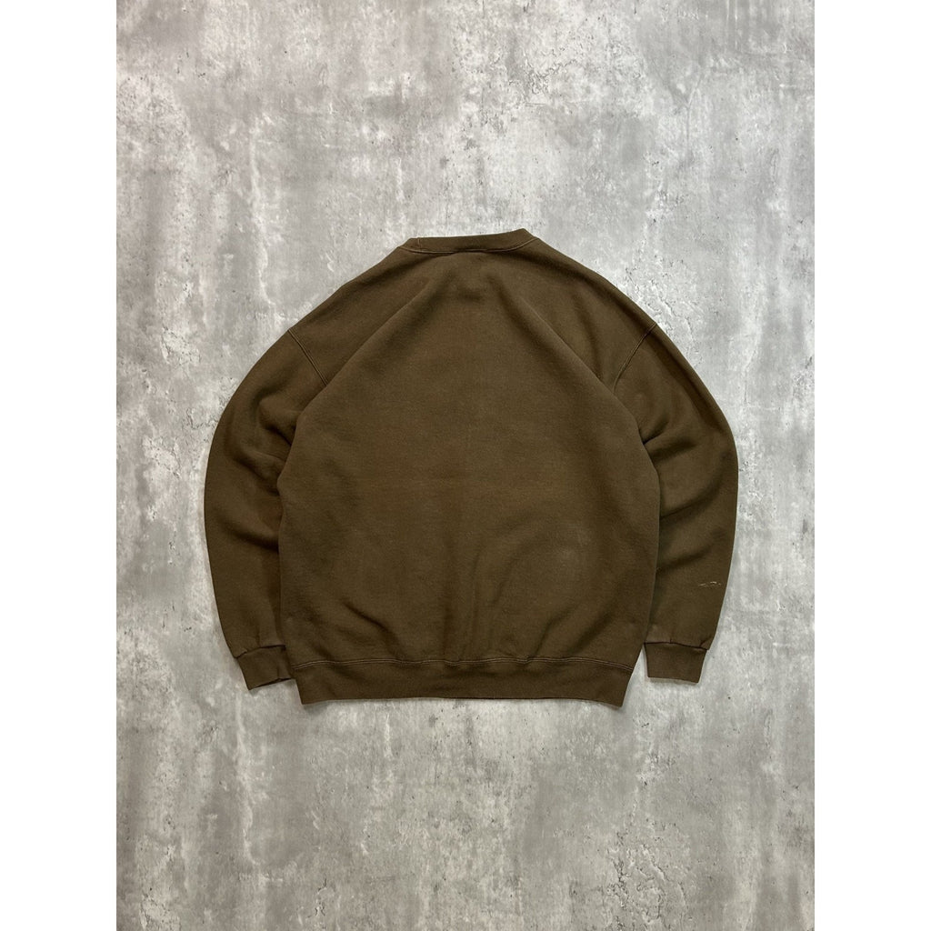 Vintage 90s Cleveland Browns NFL Embroidered Spellout Sweatshirt Size XL