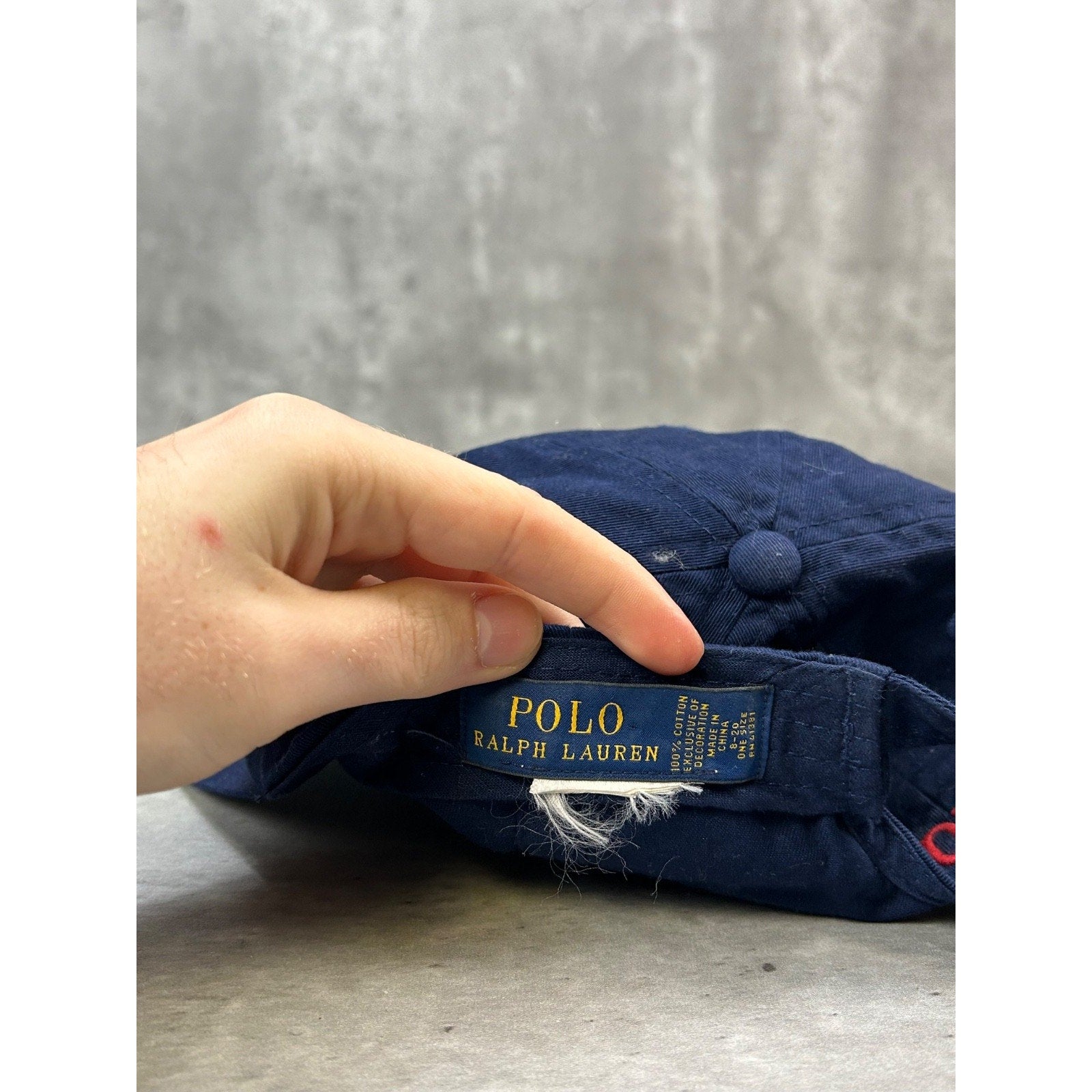 Vintage Polo Ralph Lauren Embroidered Pony Snapback Hat YOUTH OSFA