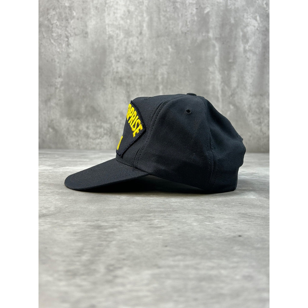 Vintage 80s USS Enterprises CVN-65 US Military Navy Snapback Hat OSFA
