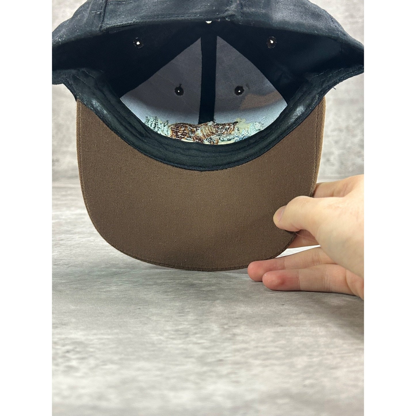 Vintage 90s Alaska Embroidered Bear Graphic Destination Strapback Hat OSFA