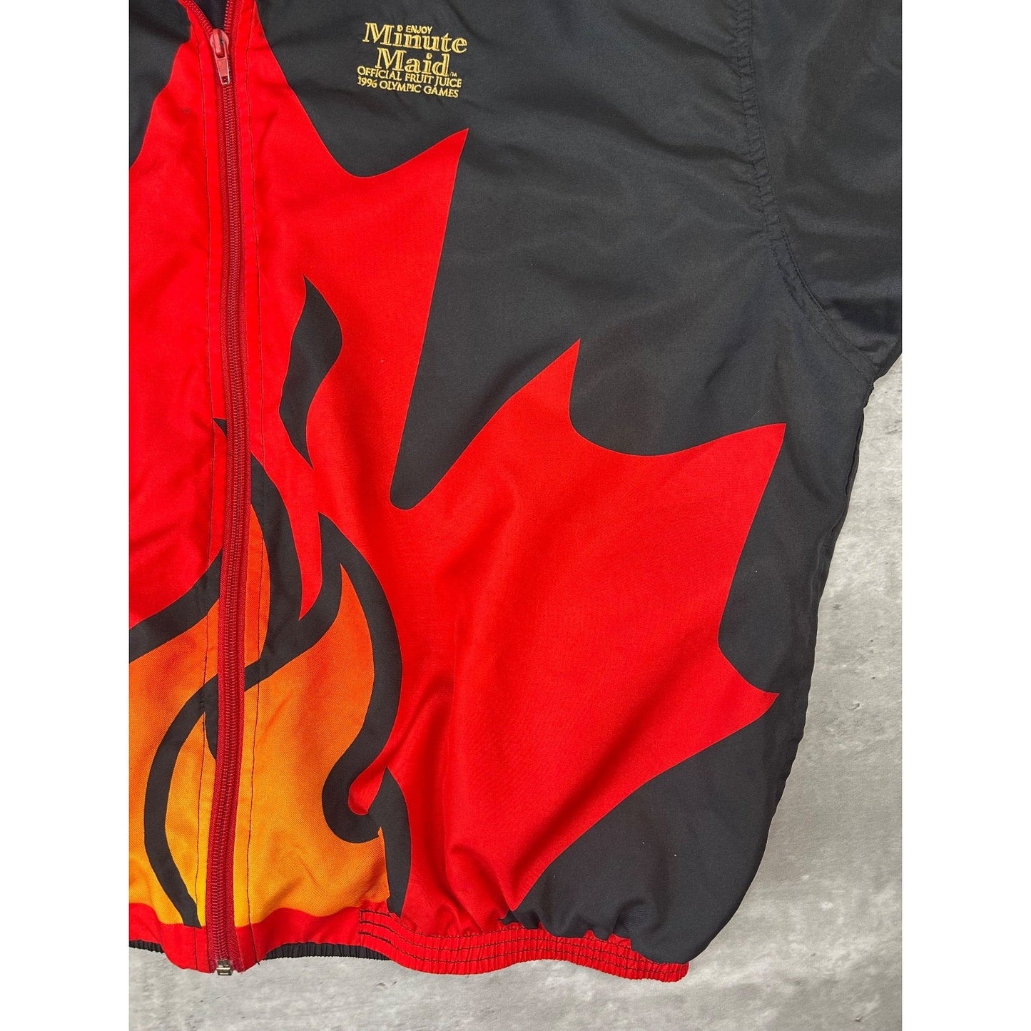 Vintage 1996 Atlanta Olympics Team Canada Champion Windbreaker Jacket Size Large