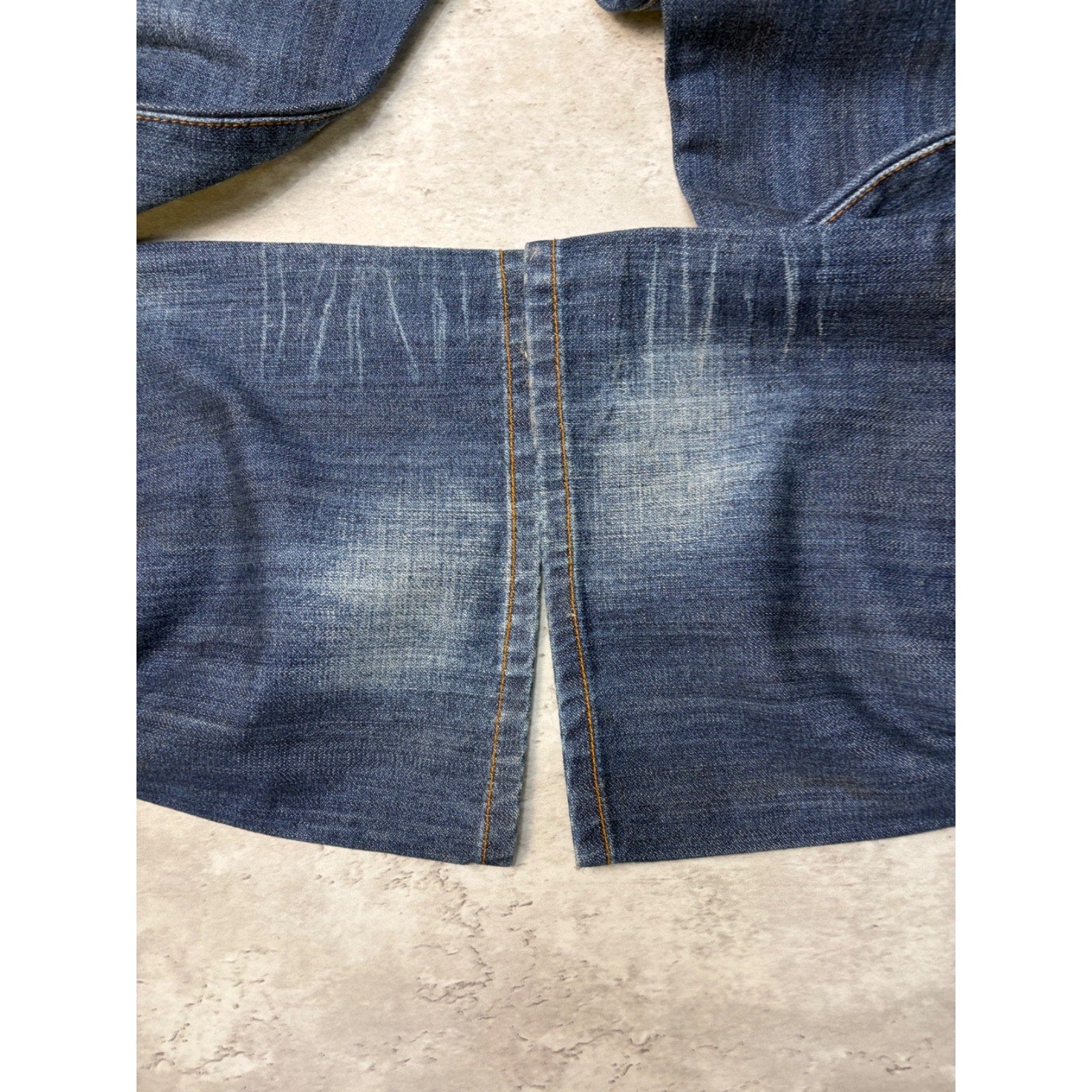 Vintage Y2K Rocawear Embroidered Pocket Dark Wash Denim Pants Size 40x34