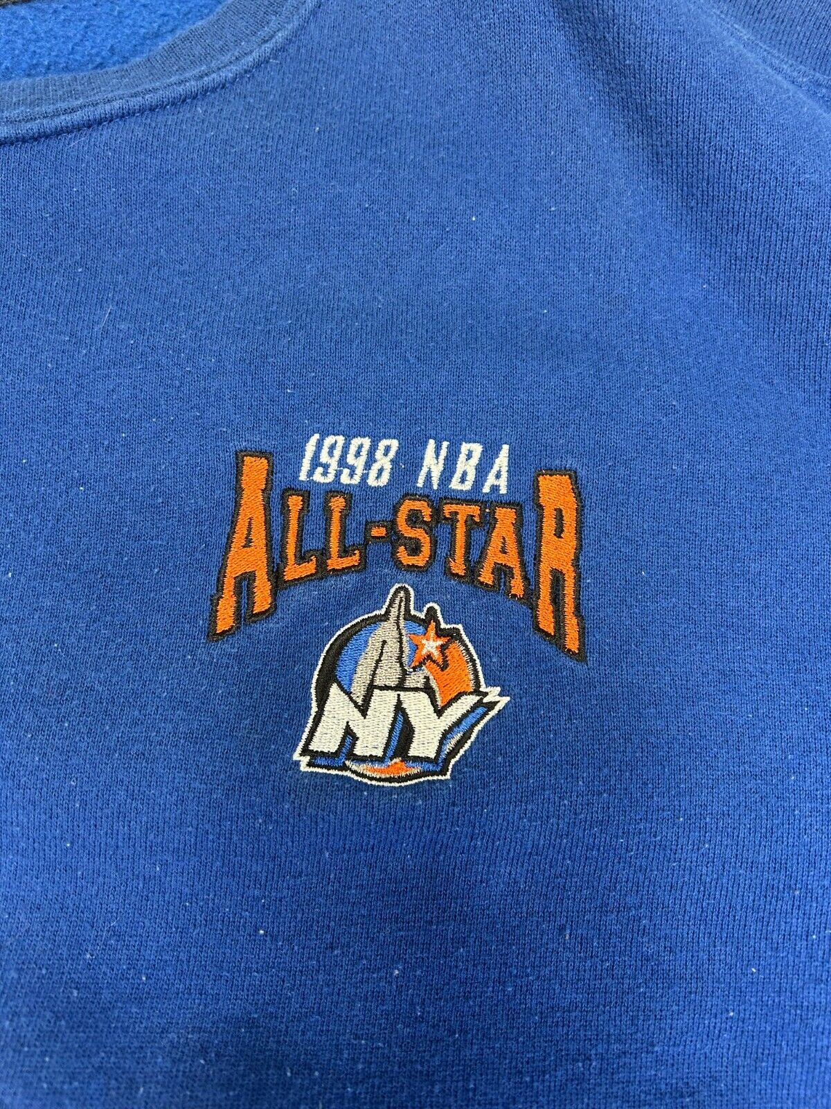 Vintage 1998 NBA All Star Game Embroidered Starter Sweatshirt Size 2XL