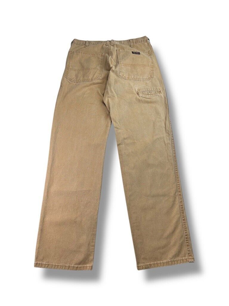 Dickies Canvas Work Wear Carpenter Pants Size 32W Beige