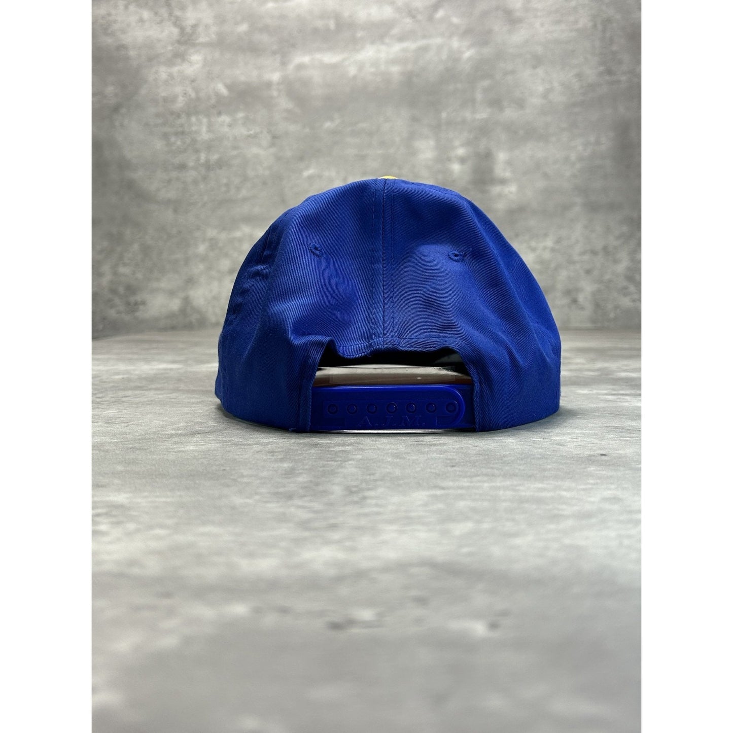 Vintage 90s Sam Adelstein Embroidered Spellout Logo Snapback Hat OSFA