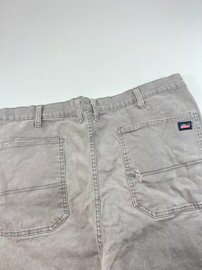 Dickies Canvas Workwear Relaxed Fit Carpenter Pants Size 40 Gray