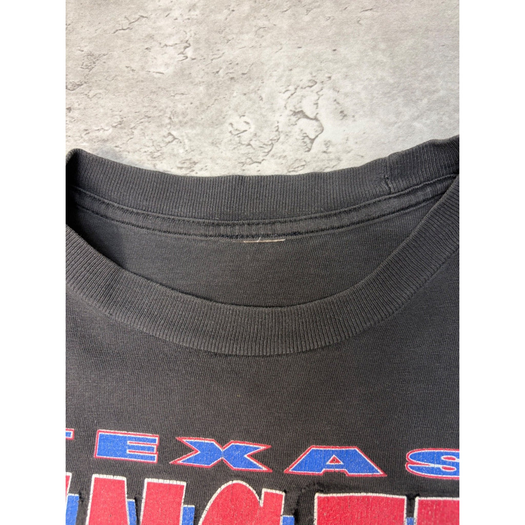 Vintage 1996 Texas Rangers MLB Western Division Champs T-Shirt Size Medium