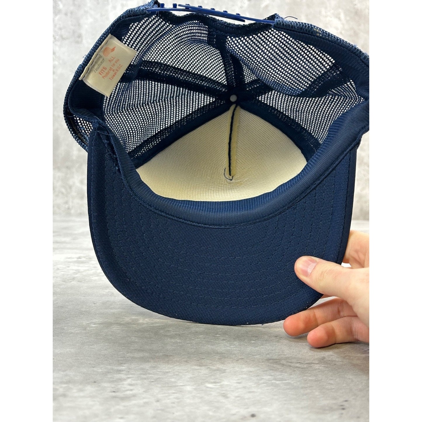 Vintage 80s/90s Detroit Tigers MLB Graphic Logo Trucker Snapback Hat OSFA