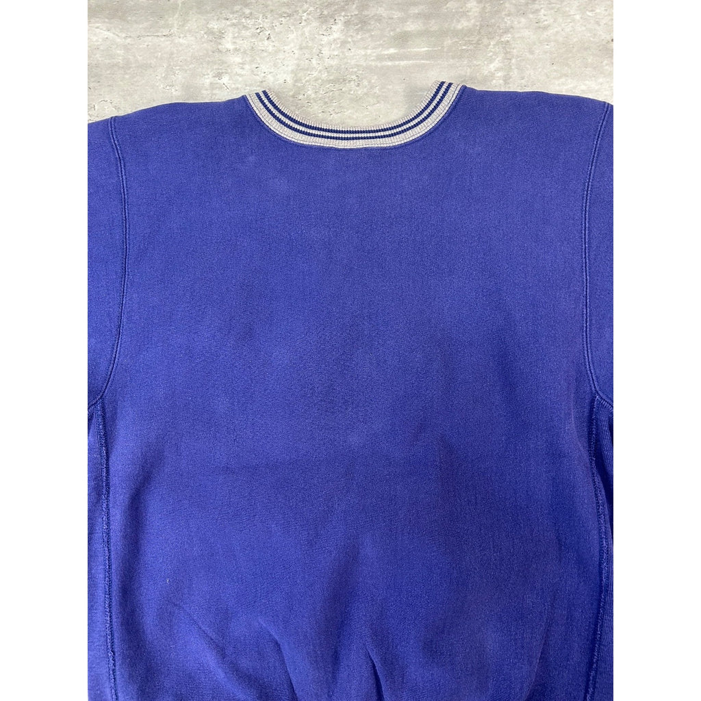 Vintage 90s Champion Embroidered Spellout Reverse Weave Sweatshirt Size Large