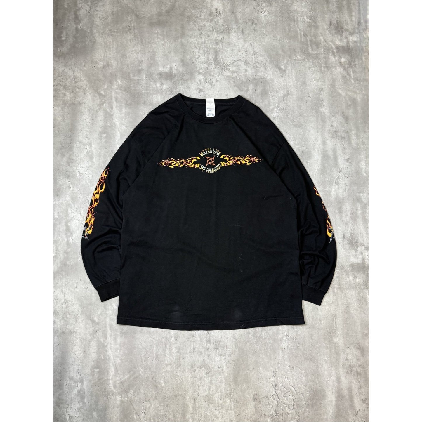 Vintage Metallica San Francisco Long Sleeve Rock Music Band T-Shirt Size 2XL