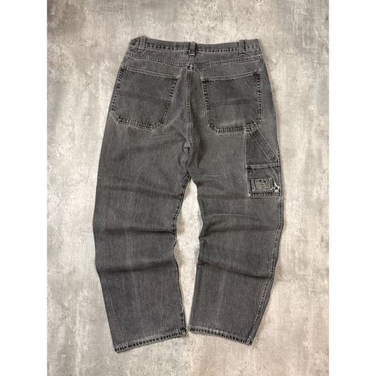 Vintage Marithe Francois Girbaud MF+G Baggy Fit Black Denim Pants Size 39