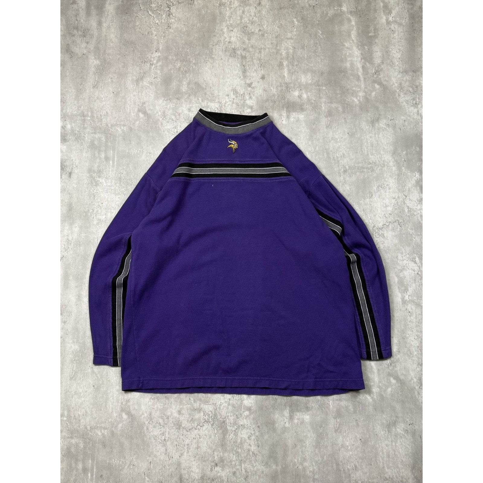 Vintage Minnesota Vikings NFL Embroidered Pullover Sweatshirt Size Large