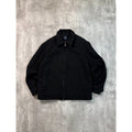 Vintage Gap Heavyweight Full Zip Black Collared Jacket Size Large