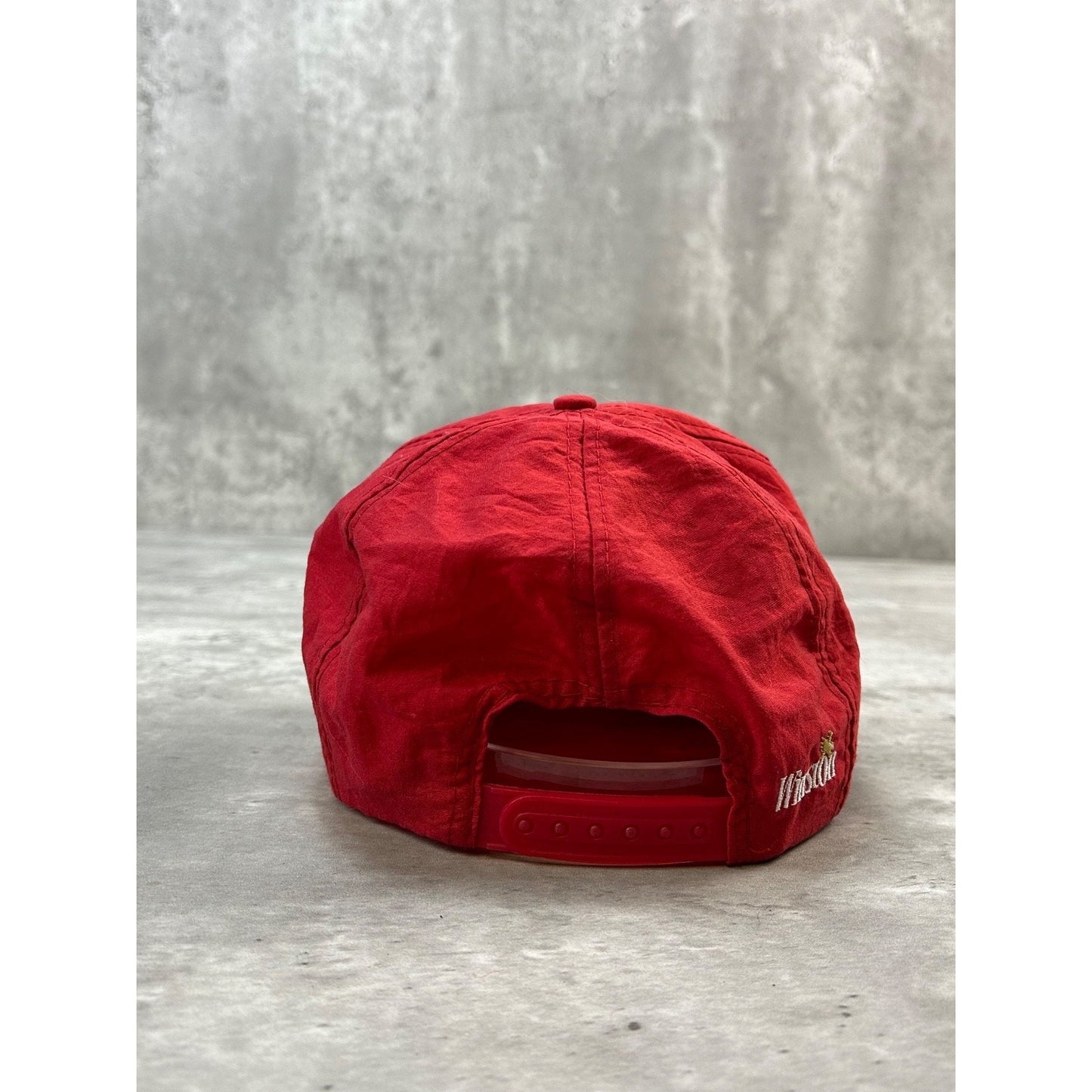 Vintage 90s Winston Cigarettes The Wrap Embroidered Spellout Snapback Hat OSFA