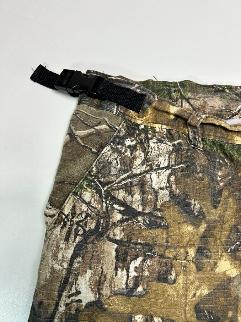 Bush Master Real Tree Xtra Camo Rip Stop Cargo Hunting Adjustable Pants Size 41W