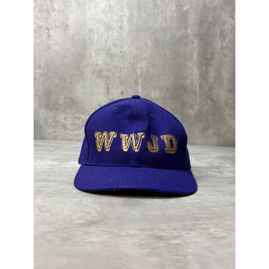 Vintage WWJD Snapback Hat OSFA