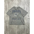 Vintage 90s Dallas Cowboys NFL Helmet Graphic Spellout T-Shirt Size XL