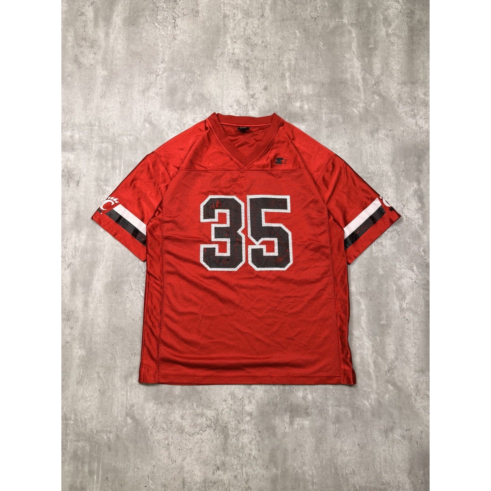 Vintage Cincinnati Bearcats NCAA #35 Starter Football Jersey Size Large