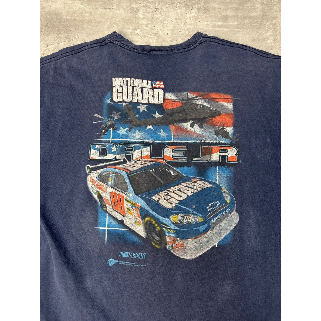 Vintage Dale Earnhardt Jr #88 National Guard Racing Nascar T-Shirt Size Large