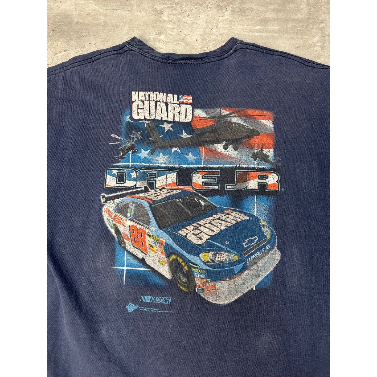 Vintage Dale Earnhardt Jr #88 National Guard Racing Nascar T-Shirt Size Large