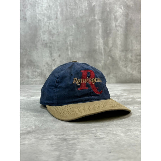 Vintage 90s Remington Embroidered Spellout Snapback Hat OSFA