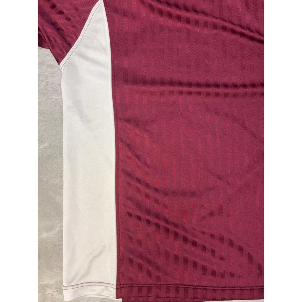 Vintage 90s Adidas Embroidered Logo #16 Two Tone Soccer Jersey Size XL