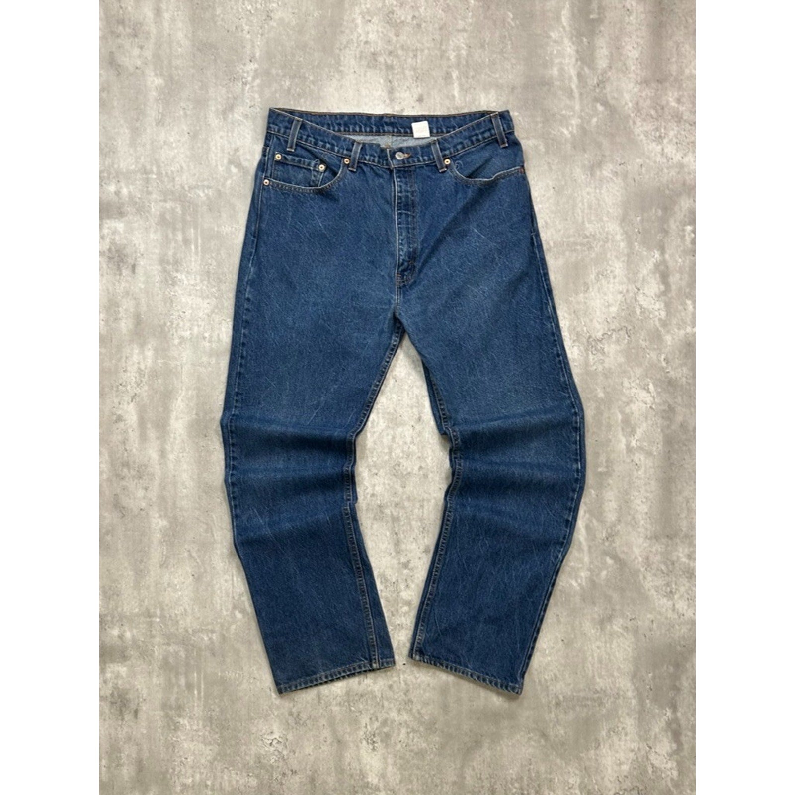 Vintage 90s Levis Red Tab Dark Wash Blue Denim Pants Size 37