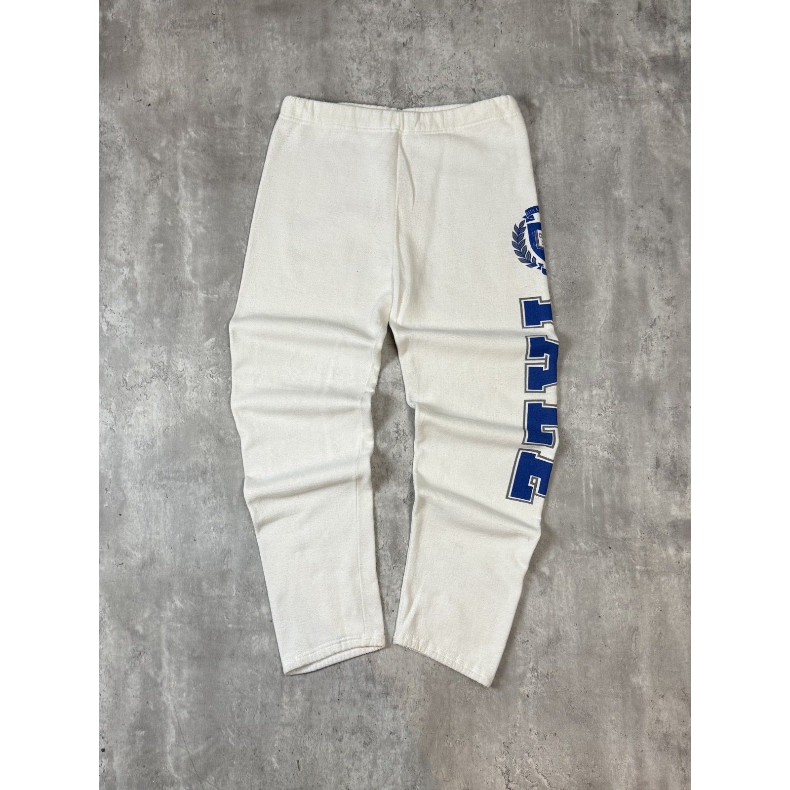 Vintage Yale Bulldogs NCAA Collegiate Crest Spellout Sweat Pants Size Large